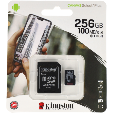 Tarjeta sd KINGSTON 256 gb