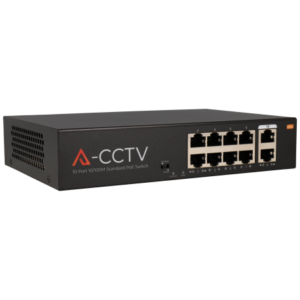 Switch 10 puertos con 8 puertos PoE. SWITCH-1008POE-100