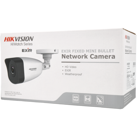 Cámara HIKVISION bullet ip de 4 megapíxeles y óptica fija. HWI-B140H-M. - Imagen 3