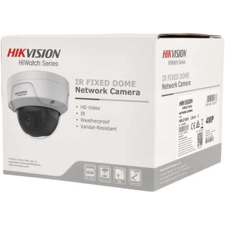 Cámara HIKVISION minidomo ip de 4 megapíxeles y óptica fija. HWI-D140H - Imagen 3