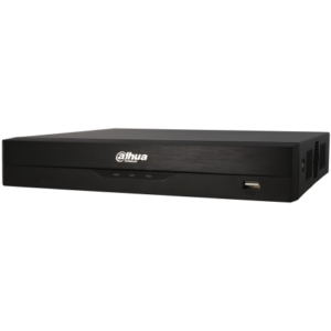 Grabador ip DAHUA de 8 canales y 12 mpx de resolución con 8 puertos PoE. NVR2108HS-8P-I2