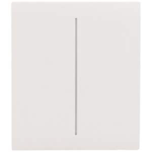 Panel de interruptor central doble AJAX CENTERBUTTON-2G-W