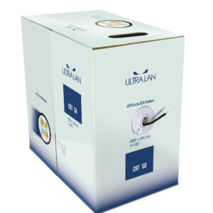 Bobina cable UTP CAT5E para exterior 305M color negro.