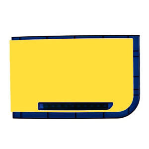 XTEC-BY. Sirena exterior amarilla/azul G3