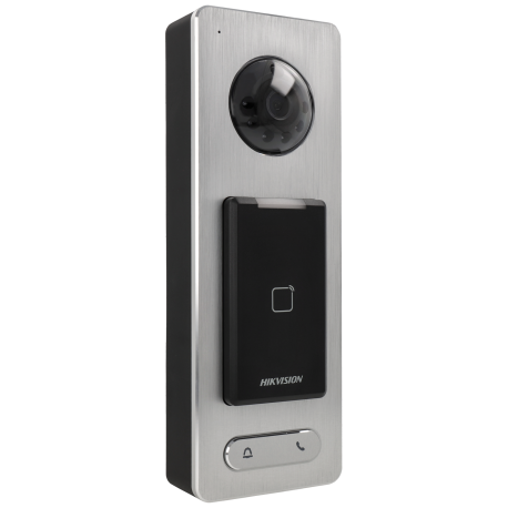 Control de acceso y videoportero interior / exterior con código qr / tarjeta mifare 13.56mhz. (DS-K1T500S)