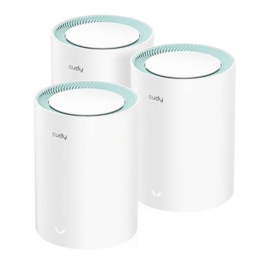 Cudy M1300 Sistema WiFi Mesh AC1200 Dual Band (Pack 3 unidades). M1300(3-Pack)