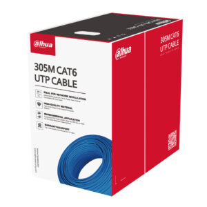 Bobina 305mts Cable UTP CAT6 0.53mm Cobre sin Oxigeno CE CPR Eca.