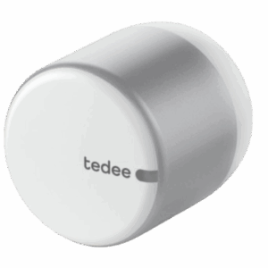 Cerradura inteligente para puertas Tedee GO2. (Plata/Blanco) TLV2.0A2